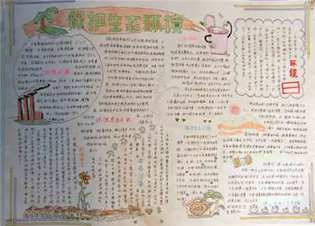 小学生手抄报地球是我们共同的家