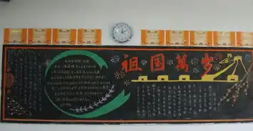 2018八年级关于国庆节的黑板报