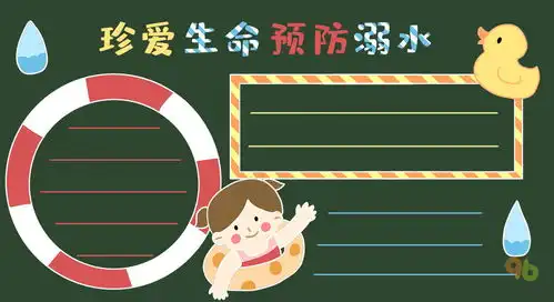 珍爱生命预防溺水手抄报黑板报