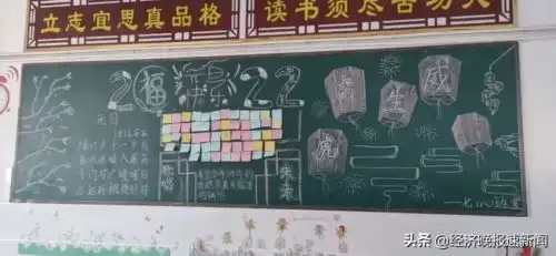 临川七中花式板报庆元旦