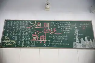 教育处组织举办国庆专题板报评比活动