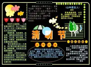 清明节8开纸手抄报设计板框快啊
