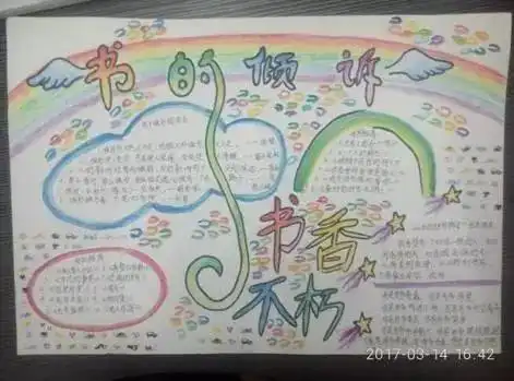 黄冈小学第七届语文月活动二手抄报推荐最具魅力图书