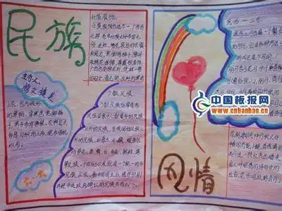 民族风情手抄报内容