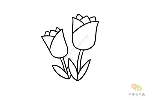 花朵简笔画大全集简单易学