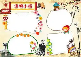 少儿儿童学生作业课外辅导趣味数学学习主题手抄报word电子小报可编辑模版图片模板下载