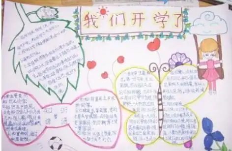 有关开学了的手抄报内容可以写什么急