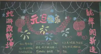 元旦黑板报的内容