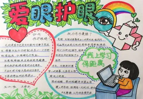 校园疫事宅家学习把关牢,护眼行动吹号角