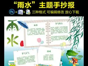 二十四节气之雨水手抄报电子小报图片素材worddoc模板下载149.21mb其他大全其他