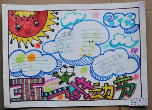致敬,辛勤奉献的劳动者小学生优秀五一劳动节手抄报大全