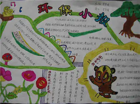 保护环境手抄报善待地球