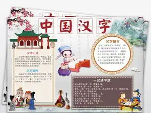 中国汉字小报识字传统文化语文古诗手抄小报图片素材psd模板下载201.33mb传统国学手抄报大全读书手抄报