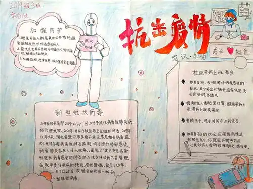 财校学子用画笔为疫情防控加油助力