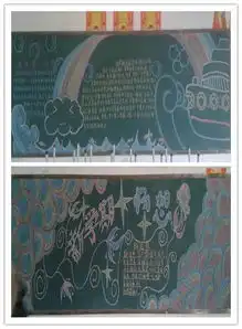 畅想新学期板报展新颜