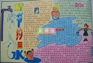 节约用水手抄报区别节水农业与农业节水