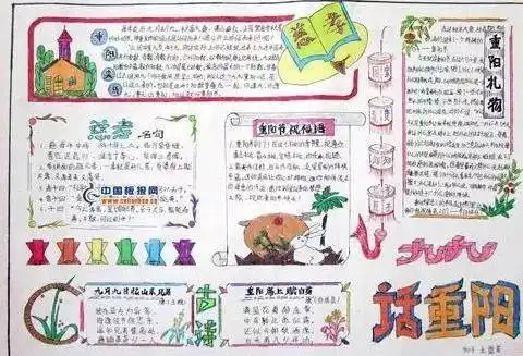 重阳节手抄报来了