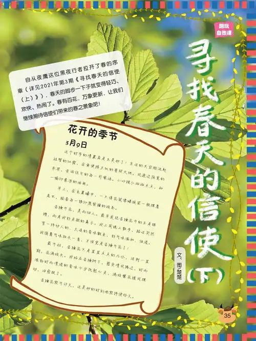 寻找春天的信使下