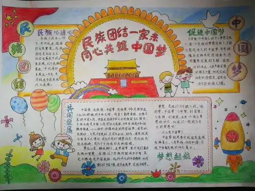 民族团结一家亲,童心共筑中国梦
