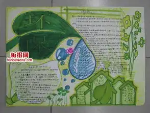 环保手抄报内容排版顾图尽可能美观图片