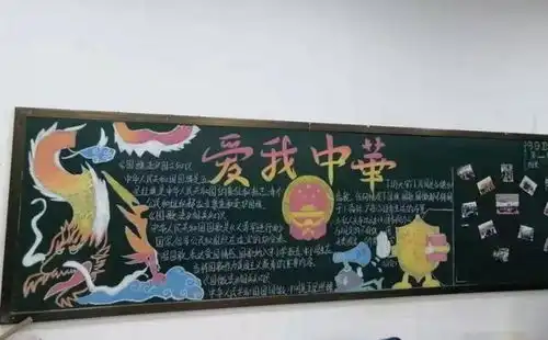 初中黑板报有多厉害不比高考美术生差,老师都忍不住偷看