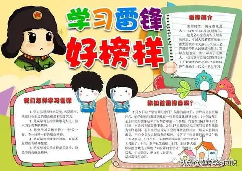 三月学雷锋电子小报手抄报