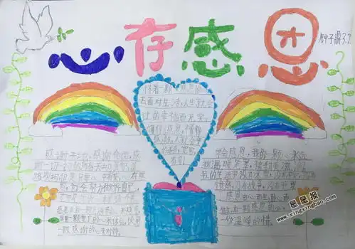 心存感恩手抄报图片资料