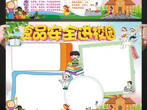 食品安全小报校园健康饮食手抄报电子小报图片素材psd模板下载87.32mb其他大全安全健康手抄报