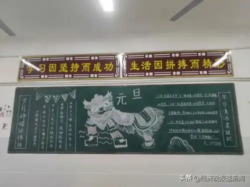 临川七中花式板报庆元旦