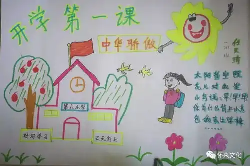 品味国学盛宴感受中华骄傲开学第一课沙城第六小学家校共享成果展
