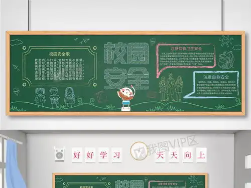 校园安全黑板报图片素材psd分层格式下载其他大全