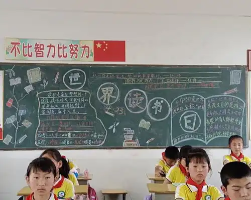 我读书我快乐潜山市双峰中心小学开展世界读书日主题系列活动