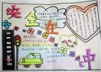 小学一年级安全知识手抄报大全