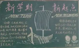 新学期新气象黑板报黑板报