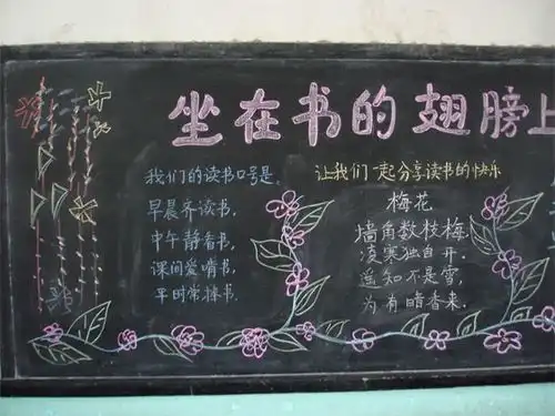 中学生黑板报惊艳了大家,网友看起来不像真的,学生这么有才