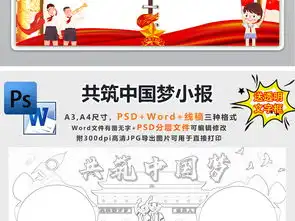 共筑中国梦美好梦想争做时代新人新时代好学生中国梦小报图片素材psd模板下载129.88mb国庆节手抄报大全节日手抄报