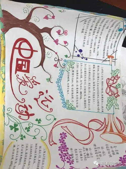 历史与展望记中余中小开展爱国卫生手抄报宣传活动