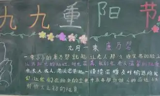 重阳节黑板报九九重阳佳话