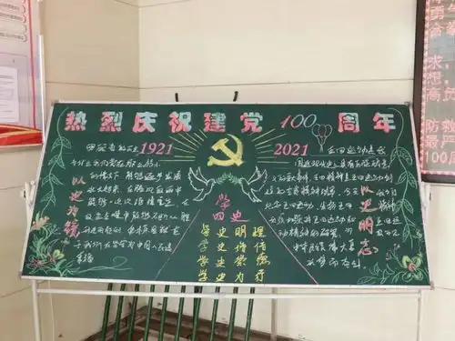 建党100周年丨石嘴山市消防救援支队庆祝建党百年黑板报展评