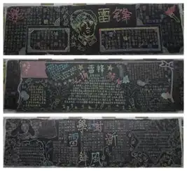 黄略中学团委举办弘扬雷锋精神黑板报比赛