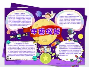 科技小报探索太空宇宙手抄报科学电子小报图片素材psd模板下载25.97mb科学手抄报大全学科手抄报