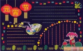2016元宵节黑板报内容过元宵节