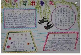 寻找春天的手抄报内容