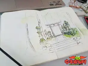 好看又简单的水彩画教程,日本奈良的春日大社
