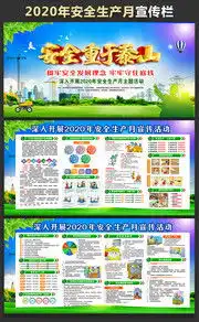 安全生产展板,安全生产宣传栏与安全知识板报,百图汇素材网
