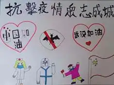 我院开展以爱我中华,同心战疫为主题的手抄报活动