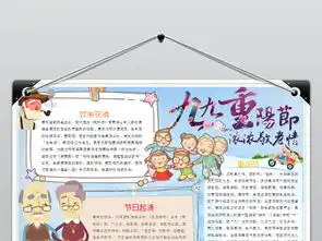 重阳节word手抄报设计图片模板wps图下载重阳节手抄报大全编号18747689