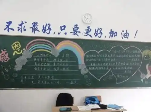 00后的黑板报已经卷成这样网友直呼这是艺术品有艺思
