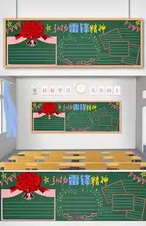 弘扬雷锋精神学校黑板报图片素材psd分层格式下载其他大全