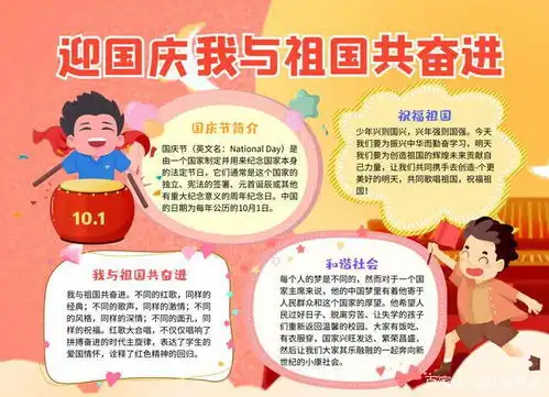 国庆节手抄报喜迎国庆,祝福祖国